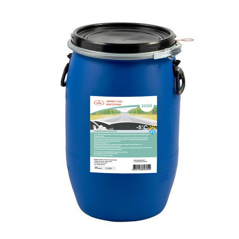 Рідина для склоомивоча RIKO, міжсезоння, -5 °С, 200л